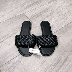 NEW - Braided Sandals - Black